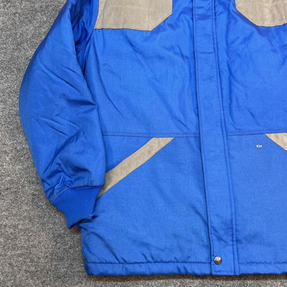 10X Jacket Mens Large Blue Thinsulate Insulated Bomber Shooting Hunting Outdoor - Picture 3 of 11